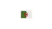Algeria flag patch