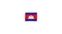 Cambodia flag patch
