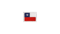 Chile flag patch