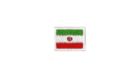Iran flag patch