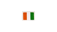 Ivory coast flag patch