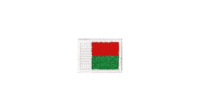 Madagascar flag patch