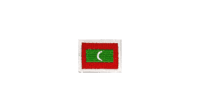Maldives flag patch