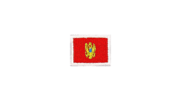 Montenegro flag patch