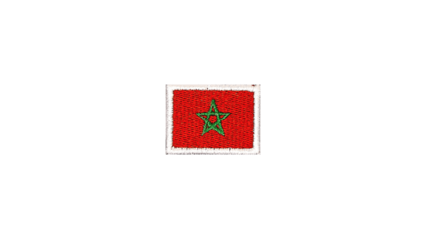 Morocco Flag Patch Cm X Cm Travellingpatcheson