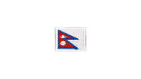 Nepal (rectangular) flag patch