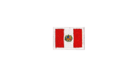 Peru flag patch