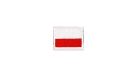 Poland flag patch