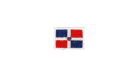 Dominican republic flag patch