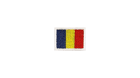 Romania flag patch