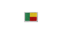 Benin flag patch
