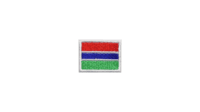 Gambia flag patch