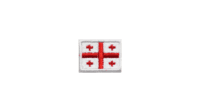 Georgia flag patch