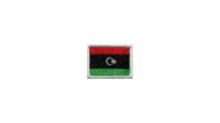 Libya flag patch