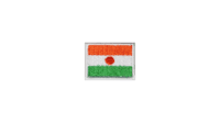 Niger flag patch