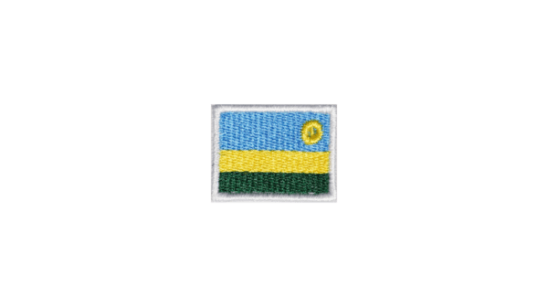 Rwanda Flag Patch Cm X Cm Travellingpatcheson