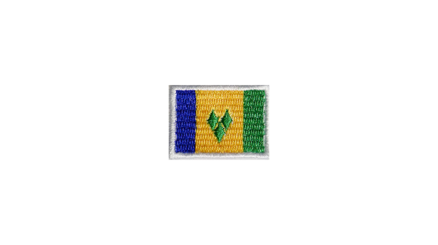 Saint Vincent and the Grenadines flag patch | 3.5cm x 2.5cm ...