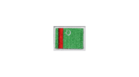 Turkmenistan flag patch