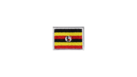 Uganda flag patch
