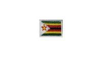 Zimbabwe flag patch
