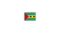 São Tomé and Príncipe flag patch